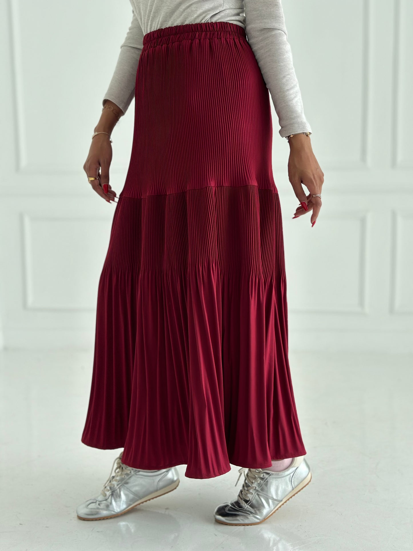 Pillise skirt- Red