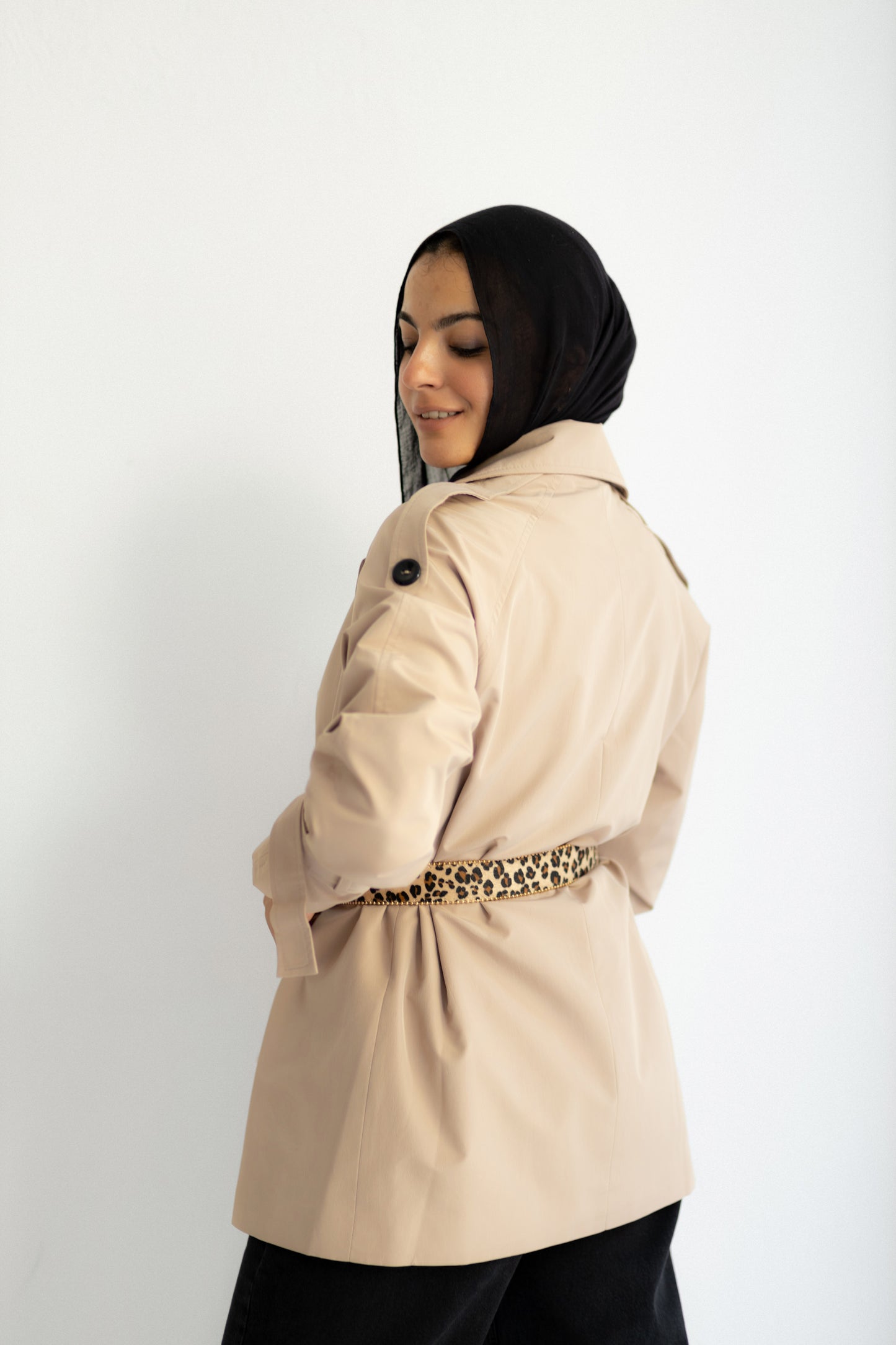 Short Trench Coat -baje