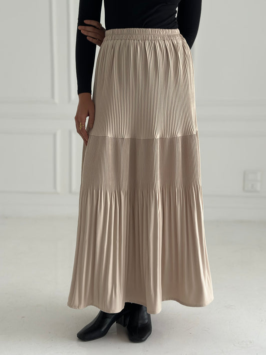 Pillise skirt- Beige