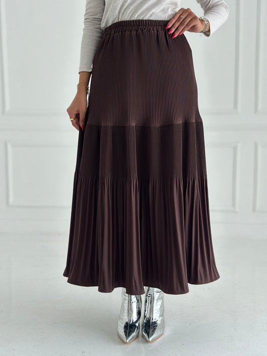 Pillise skirt- Brown