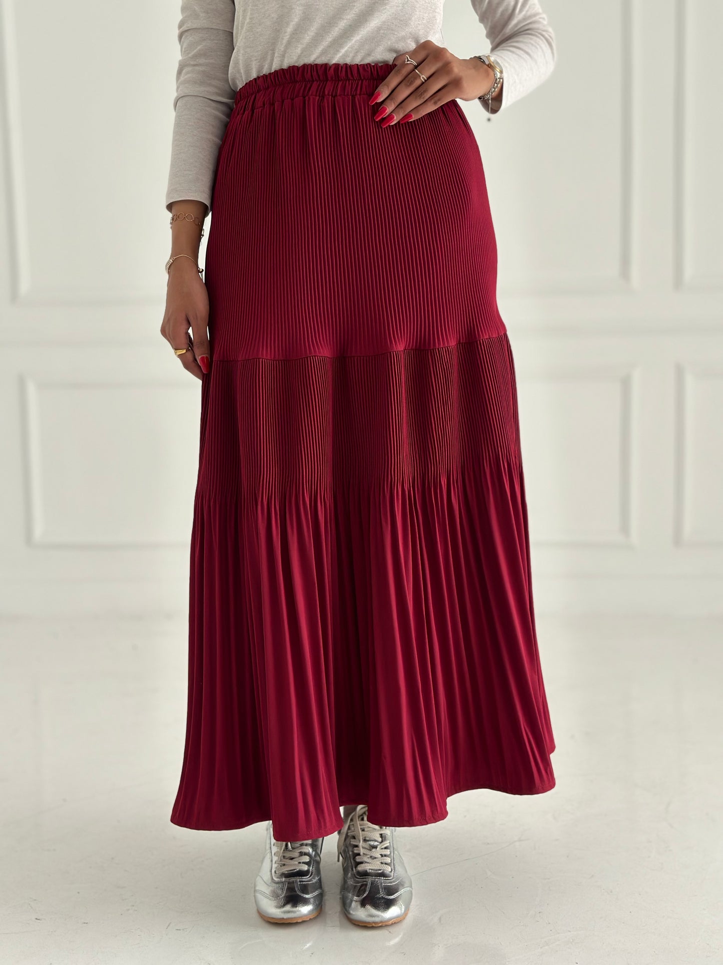 Pillise skirt- Red