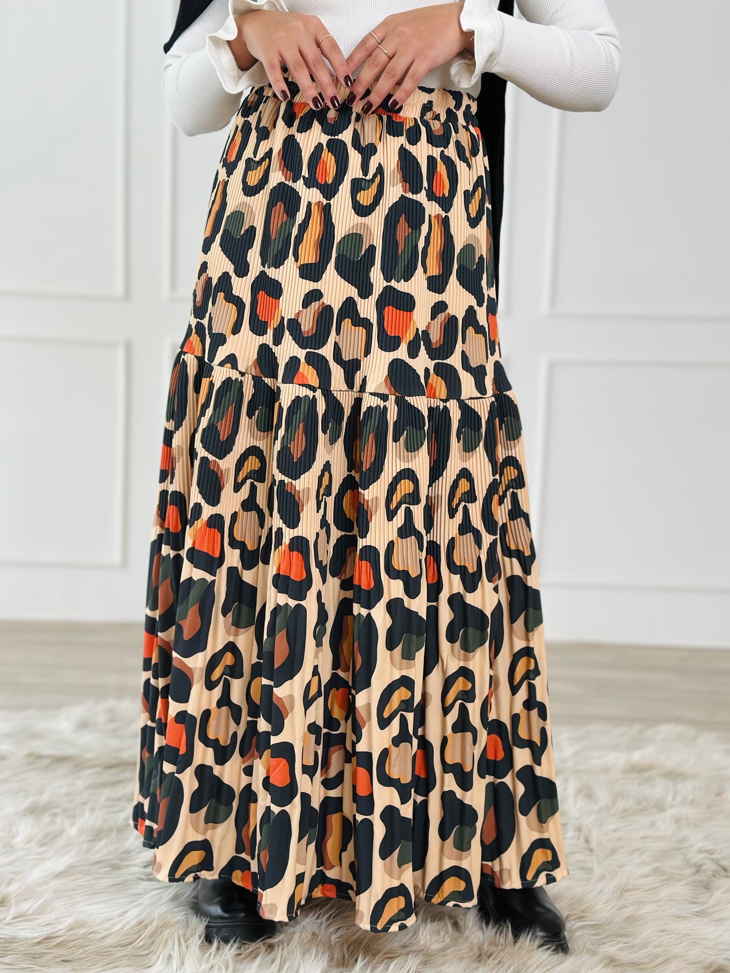 Pillise skirt printed- Leo Print