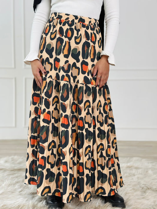 Pillise skirt printed- Leo Print