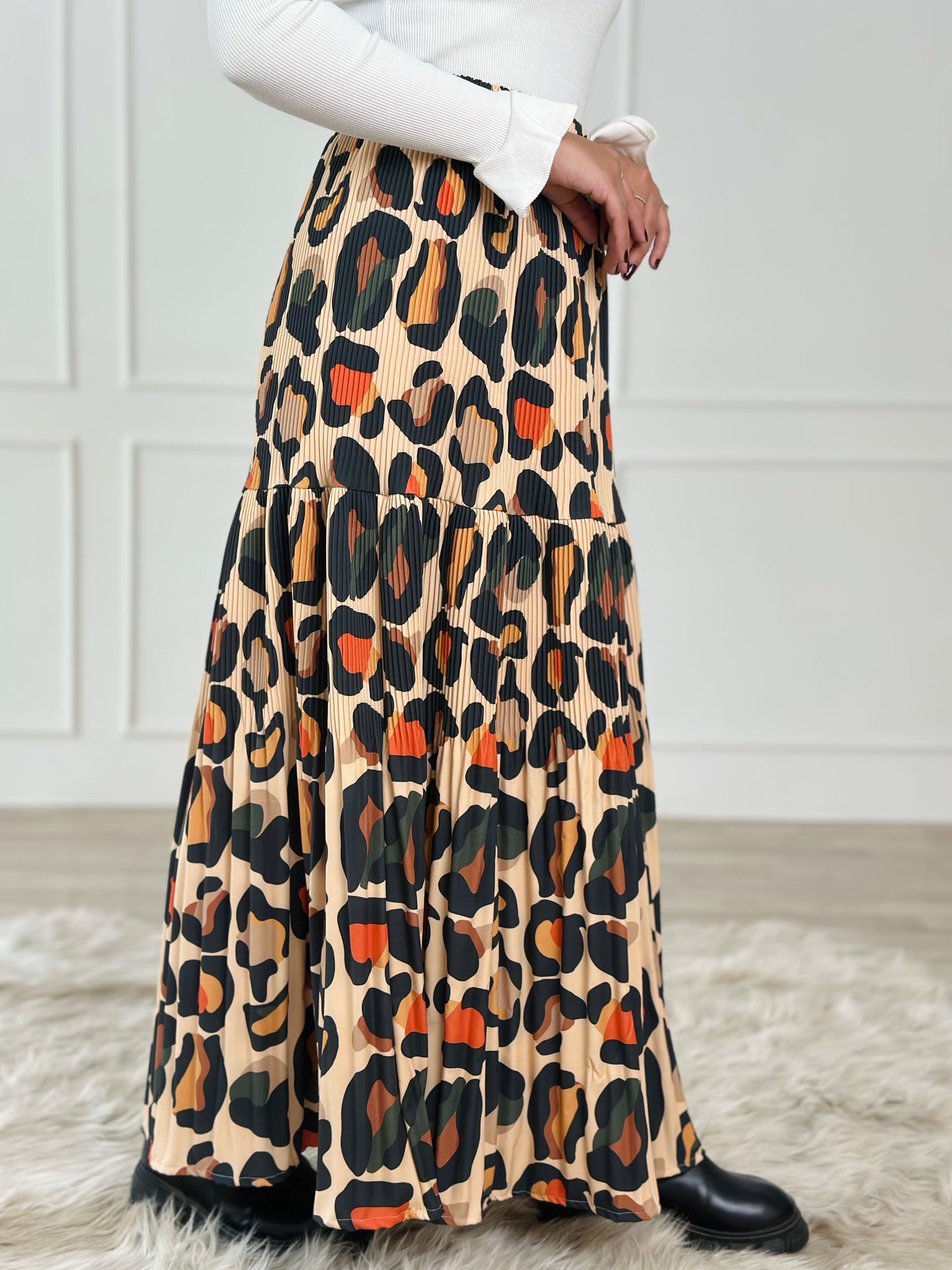 Pillise skirt printed- Leo Print