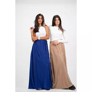 103 blue cut pillise skirt